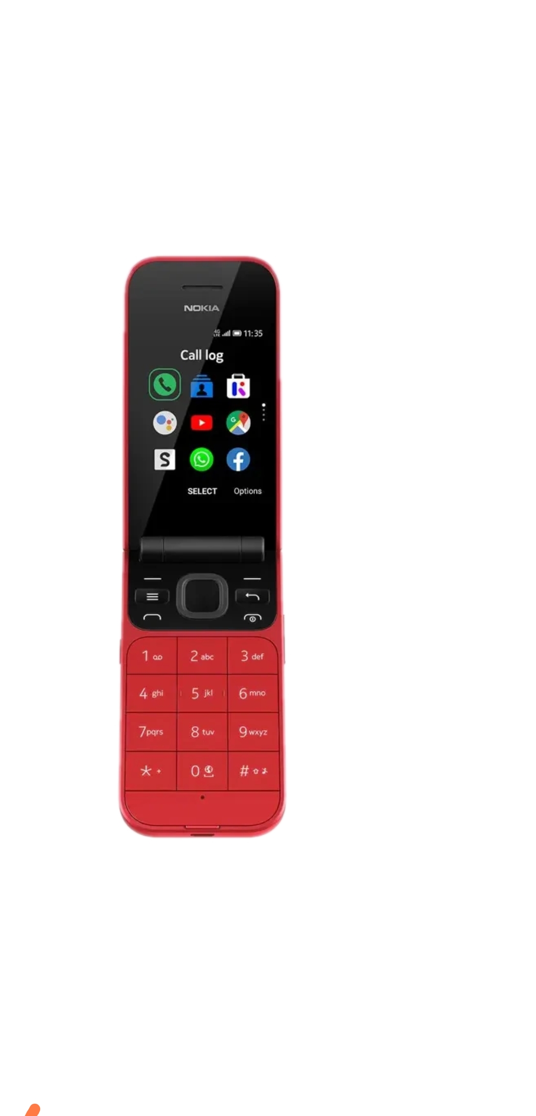 گوشی نوکیا 2720 Flip | حافظه 4 گیگابایت رم 512 مگابایت