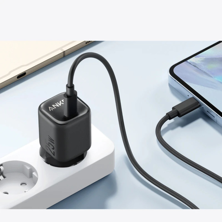 کلگی شارژر انکر مدل ANKER A2656L11 2-pin 25W مشکی