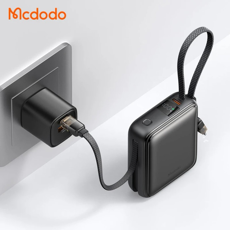 پاور بانک فست شارژ مک دودو MC-255 PD QC3.0 22.5W ظرفیت 10000 میلی آمپر