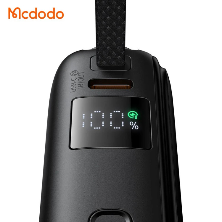 پاور بانک فست شارژ مک دودو MC-255 PD QC3.0 22.5W ظرفیت 10000 میلی آمپر