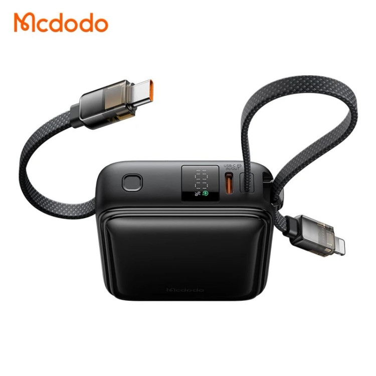 پاور بانک فست شارژ مک دودو MC-255 PD QC3.0 22.5W ظرفیت 10000 میلی آمپر