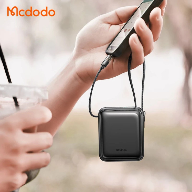 پاور بانک فست شارژ مک دودو MC-255 PD QC3.0 22.5W ظرفیت 10000 میلی آمپر